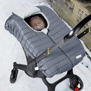 Orzbow Winter Car Seat Cover - Baby Car Seat Cocoon Cover for Boys & Girls, Warm Carseat Canopy Cover to Protect Baby from Wind, Rain & Snow, Waterproof, Universal Fit for Infant Car Seat, Grey by TinyTreasures Baby Boutique