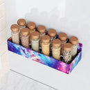 Magnetic Spice Rack for Refrigerator, Kitchen Organizer and Storage Shelf, Starry Sky(4 Pack) by CozyNest Decor