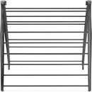 Whitmor Spacemaker Folding Drying Rack, Indoor Clothes Organizer with Patent-Pending Design, Space Saving, 6" L x 26" W x 51.5" H, Black by TinyTreasures Baby Boutique