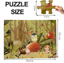 Jumbo Floor Puzzle for Kids, Large Jigsaw Puzzles 35 Piece for Kids Ages 3-5,Preschool Learning & Education Toys, Gifts for 4-8 Year Old Boys and Girls (Forest Animals 2) by TinyTreasures Baby Boutique