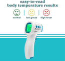 HoMedics Non-Contact Infrared Forehead Thermometer, Clinically Proven Fast Accurate Results, High-Fever Alert with 4-in-1 Readings by TinyTreasures Baby Boutique