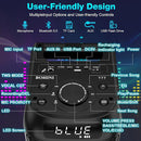 Bluetooth Speaker, 160W Peak Powerful Loud Stereo Sound Deep Bass Wireless Boombox Portable Large Party Speakers with Subwoofer TWS Pairing Dynamic LED Light for Outdoor Camping Backyard Events by TinyTreasures Baby Boutique