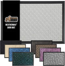 GORILLA GRIP 100% Waterproof All-Season WeatherMax Doormat US Designed Natural Rubber, Stain and Fade Resistant, Low Profile Indoor Outdoor Door Mats, Easy Clean Patio Mat, 23x35, Light Gray by CozyNest Decor