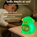 Sheep Alarm Clock with Night Light for Kids with Sleep Training and Sound Machine, Rechargeable Silicone Lamp OK to Wake Clock，Cute Animal Tabletop Lamp, Perfect Sleep Companion for Boys Girls, Khaki by TinyTreasures Baby Boutique