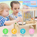 Kids Drum Set,Baby Musical Instrument for Toddler,Wooden Xylophone for Toddlers with Baby Drum Set and Wind Chime,Montessori Musical Instruments Toys for Kids,Musical Toys for Toddlers Birthday Gift by TinyTreasures Baby Boutique