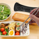 3 Pack Reusable Flatware Sets Knife, Fork, Spoon, Chopsticks, 12Pcs Portable Travel Stainless Steel Tableware Dinnerware with Carrying Case by CozyNest Decor