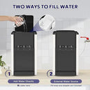 3 in 1 Water Dispenser with Ice Maker, Nugget Ice Maker Countertop, Bullet Ice, Crushed Ice, Water Cooler, 44Lbs/24H, 12 Ice Cube/6Min, Self-Cleaning, 4Lbs Ice Storage, Home, Kitchen, Party, RV