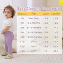 Newborn Toddler Baby Girl Pants Leggings Ribbed Straight Flare Infant Girl Pants Leggings Bell Bottoms 5 Packs by TinyTreasures Baby Boutique