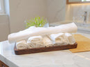 Bamboo Serving Tray – Two Sizes for Breakfast, Tea, Coffee & Snacks – Eco-Friendly Wooden Tray for Bed, Kitchen, Coffee Table, or Decorative Use by CozyNest Decor