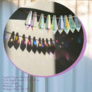 50pcs 38mm Suncatcher Crystal Icicle Prisms Pendant, Icicle Chandelier Crystals Pendants Drops Lamp Candle Holders Curtain DIY Parts Sun Catcher(AB Colors) by GreenHaven Gardens