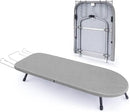 Tabletop Ironing Board with Iron Rest, Metal Mesh Panel Mini Ironing Board with Heat Resistant Cover, Portable Small Iron Board Foldable for Dorms, Apartment and Travel, 32" x12'', Grey by CozyNest Decor