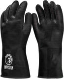 Mountain Grillers Extreme Heat Resistant Gloves for Grill BBQ High Temperature Fire Pit Gloves Barbecue Cooking, Smoker, Oven, Fryer, Grilling Waterproof, Fireproof Oil Resistant Neoprene Coating 18in by GreenHaven Gardens
