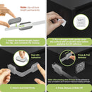 Baby Proofing Child Safety Locks (8 Pack) by Skyla Homes - The Safest, Quickest and Easiest 3M Adhesive Cabinet Latches, No Screws & Magnets, Multi-Purpose for Furniture, Kitchen, Ovens, Toilet Seats by TinyTreasures Baby Boutique
