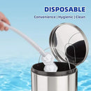 KOKL 60pcs Disposable Toilet Brush, Disposable Toilet Bowl Cleaners for Bathroom Cleaning, Compatible with Most Toilet Brushes by CozyNest Decor