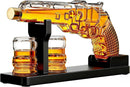 Whiskey Decanter Set 7.7 Oz with Two 1.6 Oz