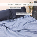 Salt Earth GOTS Certified 100% Organic Cotton Throw Blanket, 108" X 90" Waffle Blankets & Throws for Bed, Throw Blanket for Couch, Modern & Cozy Blanket, All Season Comfy & Soft Blanket(Powder Blue) by TinyTreasures Baby Boutique