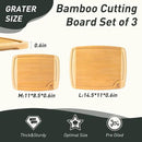Bamboo Cutting Board Set Non Slip Feet Over Sink Brides Her Wedding Day Bridal Shower Engaged Engagement Hostess Couple Newly Wed House Christmas Married Future Mrs fiancee Unique Cool Gifts by CozyNest Decor