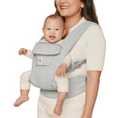 Ergobaby Omni Deluxe Baby Carrier Newborn to Toddler - Breathable Baby Carriers for Summer - All-Position Carrier with Enhanced Lumbar Support & Airflow (7-45 Pounds), Cotton, Pearl Grey by TinyTreasures Baby Boutique