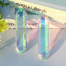 2 Pack 5" Large Crystal Sun Catchers, HYBEADS Hanging Ornaments for Windows Retangle Prism Suncatchers for Garden Home Decor Office Living Room Windows Crystal Rainbow Maker by GreenHaven Gardens
