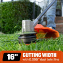 SENIX String Trimmer Cordless, X6 60V Max* 16-Inch Weed Wacker & Edger, Brushless, Variable Speed, Aluminum Shaft, Bump Feed, 3.0 Ah Lithium-ion Battery and Charger Included (GTX6-M) by GreenHaven Gardens