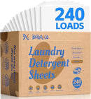 Laundry Detergent Sheets - 240 Loads Boys Santal Laundry Sheets for Dorm,College,Home,Hotel,Apartment,Camping,Cruise,Road Trip,Beach Vacation,Backpack,Small Space, Family School Travel Essentials by CozyNest Decor