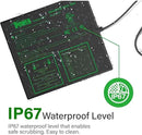 iPower Seeding Heat Mat Upgraded Carbon Film Indoor Warm Hydroponic Plant Germination Starting Pad Durable Waterproof, 20" x 20.75", Black