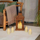 Homemory Ivory Acrylic Flameless LED Candles, Battery Operated with Remote Control and Timer, Electric Fake Candles for Wedding, Home Decor, Set of 9 by CozyNest Decor
