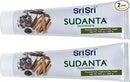 Sri Sri Tattva Sudanta Herbal Toothpaste for Oral Care Protection - Fluoride Free Ayurvedic Toothpaste to Strengthen Teeth and Gums Without Causing Sensitivity - All Natural (200g) Pack of 2 by CozyNest Decor
