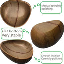 Handmade Decorative Bowl - Natural River Stone Pebble Artisan Crafted Serving Dish | 4-6 Inch Unique Decorative Tray for Home Centerpiece, Jewelry Holder (Brown) by CozyNest Decor