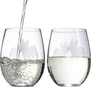 French Bulldog Stemless Wine Glasses Set Of 2 By Dog Lover Glass Gifts For Mom Dad S by The Wine Savant