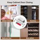Cabinet Door Magnet, Flat Bottom Cabinet Magnetic Catch with Adhesive, 35lb Magnetic Cabinet Door Drawer Latch (Sliver, 20Pack) by TinyTreasures Baby Boutique