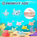 60 Pcs Miniature Sting Ray Figurines Mini Manta Ray Figure Realistic Resin Sting Ray Cake Topper Mini Sting Ray Sea Animal Figurine for Fairy Garden Micro Landscape Decor Cake Topper by GreenHaven Gardens