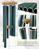 Wind Chimes Outdoor Deep Tone, Wind Chimes for Outside, Memorial Wind Chimes with Hook as Gifts for Mother's Day/Housewarming/Christmas, Patio, Garden, Yard, Home Décor. Green by CozyNest Decor