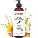 PURA D'OR 16 Oz Organic Deep Tissue Sports Massage - Jojoba, Sunflower, Almond, Grapefruit & Eucalyptus Oils - Alleviate Muscle Soreness by CozyNest Decor