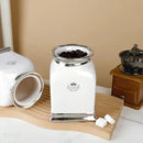 fanquare 30 OZ Cookie Jar, White Kitchen Canisters Set of 3, Farmhouse Porcelain Decorative Jars for Countertop, Ceramic Storage Jar for Coffee, Sugar, Tea Bag by CozyNest Decor