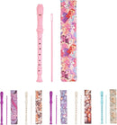 Recorder Instrument for Beginner Kids Adults,8-Hole Soprano Descant Recorder Music Flute with with Cleaning Rod & Leather Case For School Student Home Entertainment(2-Dense Unicorn) by TinyTreasures Baby Boutique