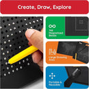 PicassoTiles Magnetic Drawing Board 748 Beads Pad Large 12x10 Inch STEM Writing Toy Reusable Erasable Educational Tablet for Toddlers Kids Age 3 Plus Magnet Learning Tool Brain Development PTB01BLK by TinyTreasures Baby Boutique