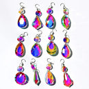 12pcs Hanging Glass Crystals Prism for Windows, Chandelier Decoration, Rainbow Maker Suncatcher by GreenHaven Gardens