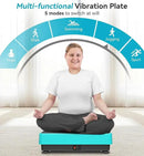 POWET Vibration Plate Exercise Machine for Weight Loss, Woukout & Lymphatic Drainage – Whole Body Vibrating with 99 Speed Levels & 5 Pre-Set Modes – Supports Up to 400lbs, Ideal for Home Use by CozyNest Decor