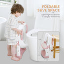 JASSONE® Potty Training Seat, Toddler Step Stool, 2 in 1 Potty Training Toilet for Kids, Baby Seat with Splash Guard and Anti-Slip Pad for Boys Girls Potty Training, BabyPink by TinyTreasures Baby Boutique