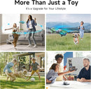 UranHub Drones for Kids 8-12, RC Drone with 720P HD FPV Camera,5 Lighting Modes/2 Batteries/3D Flip/3-Speed/Propeller Protection Cover, Cool Toys Gift for Kids and Beginners(Dark Brown) by TinyTreasures Baby Boutique