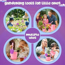 Kids and Toddler Gardening Set, Little Girls Gardening Set, Gardening Tools and Gifts for Kids Ages 4–8 by GreenHaven Gardens