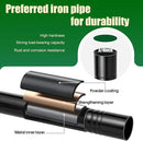 XDW-GIFTS Double Shepherds Hooks for Outdoor, 2-Pack Heavy Duty Garden Pole for Hanging Bird Feeder, Plant Baskets, Solar Light Lanterns, Garden Plant Hanger Stands with 5 Base Prongs by GreenHaven Gardens