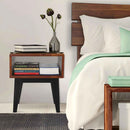 Serena Solid Wood Nightstand by Megsu