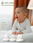 Night Light Kids, Cute Soft Glow Protect Eyes Kitten Night Light Lamp with 30mins Timer Rechargeable Nightlight for Kids Children Women Girls Toddler Bedroom Bedside Livingroom by TinyTreasures Baby Boutique