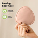 14-Pack Organic Nursing Pads - Washable Breast Pads for Breastfeeding, Nursing Bra Nipple Pads for Breastfeeding, Pumping Bra Reusable Breast Pads, Maternity Breastfeeding Bra Pads (Neutrals, M 3.9") by TinyTreasures Baby Boutique