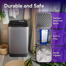 Portable Washing Machines 17.8LBS Full Automatic Clothes Washer and Spinner Combo with 10 Programs and 8 Water Levels, Compact Laundry Wash Spin Dryer for Apartment RV Dorm Home, Grey by CozyNest Decor