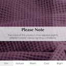Salt Earth GOTS Certified 100% Organic Cotton Throw Blanket, 108"X90" Blankets & Throws for Bed, Throw Blanket for Couch,Modern & Cozy Blanket, All Season Waffle Blanket, Soft Blanket (Plum Perfect) by TinyTreasures Baby Boutique
