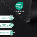ABCCANOPY 4 Pack 4 FT Black Spandex Table Cover Stretch Fitted Wrinkle Resistant Tablecloth Reuse for Rectangular Folding Table Patry Event Wedding Banquet Protector by CozyNest Decor