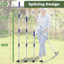 Weed Puller Tool with Long Handle, 60'' Weed Remover Weeding Tool, Heavy Duty 2 in 1 Manual Weed Rake and Garden Hoe, Gardening Weeder Tools for Yard, Lawn, Patio, Garden Blue by GreenHaven Gardens